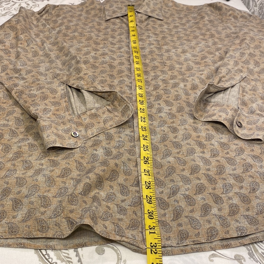 Ermenegildo Zegna Button Down
Paisley Print‎ Long Sleeve men’s - Picture 10 of 12